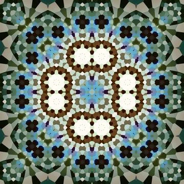 Seamless square art pattern. The pattern is abstract. The texture is mysterio Stock Photos