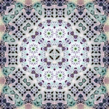 Seamless square art pattern. The pattern is abstract. The texture is mysterio Stock Photos