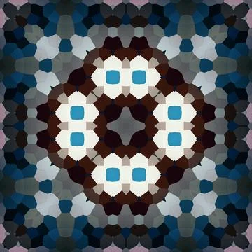 Seamless square art pattern. The pattern is abstract. The texture is mysterio Stock Photos