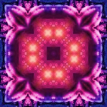 Seamless square art pattern. The pattern is abstract. The texture is mysterio Stock Photos