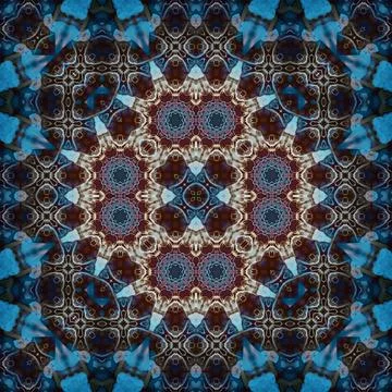 Seamless square art pattern. The pattern is abstract. The texture is mysterio Stock Photos