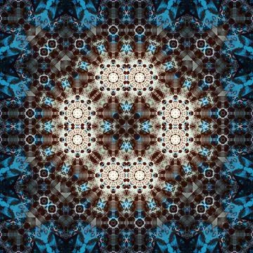 Seamless square art pattern. The pattern is abstract. The texture is mysterio Stock Photos