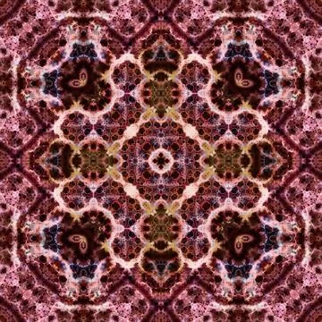 Seamless square art pattern. Texture art Stock Illustration