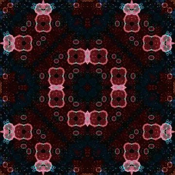 Seamless square art pattern. Texture art Stock Illustration