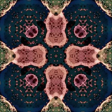 Seamless square art pattern. Texture art Stock Illustration