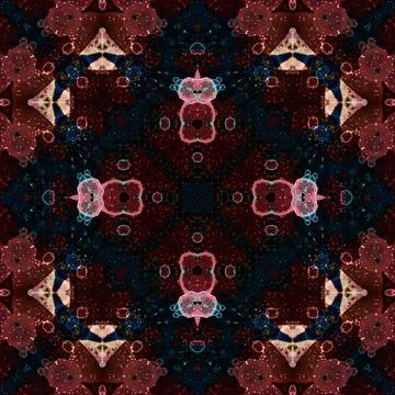 Seamless square art pattern. Texture art Illustrazione stock