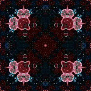 Seamless square art pattern. Texture art Illustrazione stock