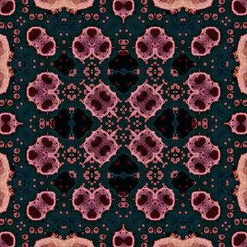 Seamless square art pattern. Texture art Stock Illustration