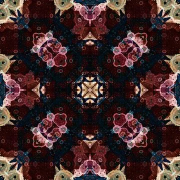 Seamless square art pattern. Texture art Illustrazione stock