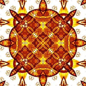 Seamless square art pattern. Texture art Stock Illustration