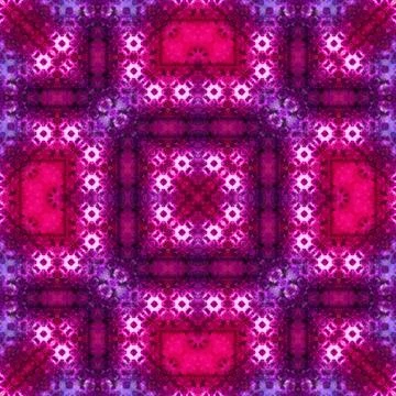Seamless square art pattern. Texture art Stock Illustration