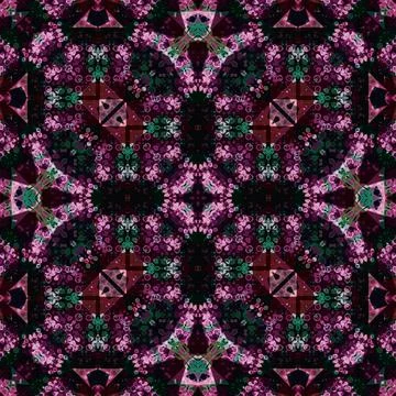 Seamless square art pattern. Texture art Stock Illustration