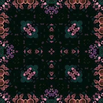 Seamless square art pattern. Texture art Illustrazione stock