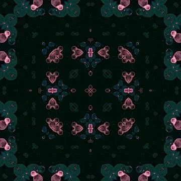 Seamless square art pattern. Texture art Stock Illustration