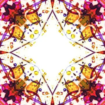 Seamless square art pattern. Texture art Stock Illustration