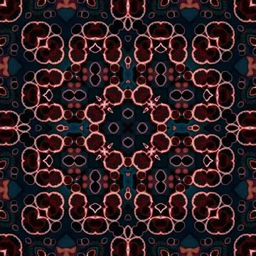 Seamless square art pattern. Texture art Stock Illustration