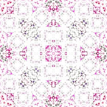 Seamless square art pattern. Texture art Illustrazione stock