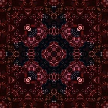 Seamless square art pattern. Texture art Illustrazione stock