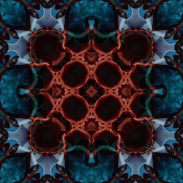 Seamless square art pattern. Texture art Foto stock
