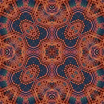 Seamless square art pattern. Texture art Stock Photos