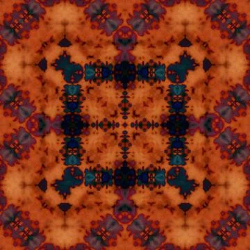 Seamless square art pattern. Texture art Foto stock