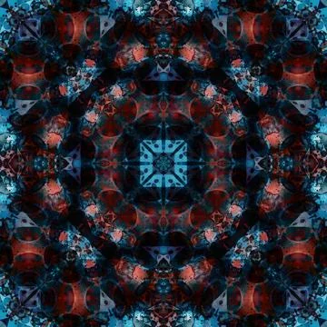 Seamless square art pattern. Texture art Stock Photos