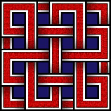 Seamless square background Stock Illustration