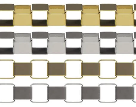 Seamless square chains Stock Illustration