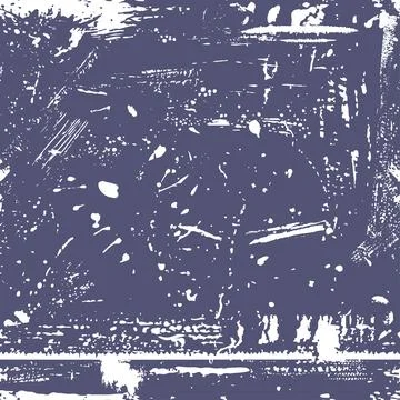 Seamless square grunge frame.  Vector dirty background Stock Illustration