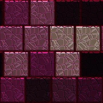 Seamless square mosaic pattern 스톡 일러스트