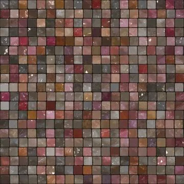 Seamless square mosaic pattern Stock Illustration