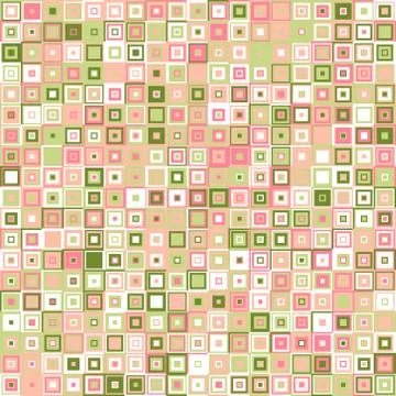 Seamless square mosaic pattern - vector illutration Stock Illustration