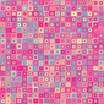 Seamless square mosaic pattern - vector illutration Stock Illustration