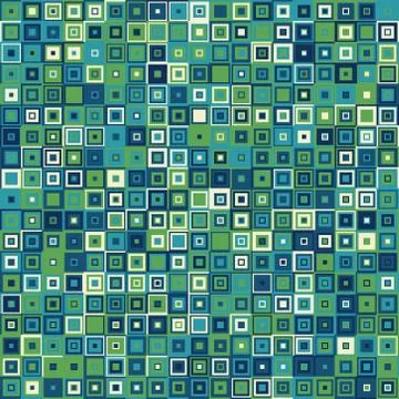 Seamless square mosaic pattern - vector illutration イラスト素材