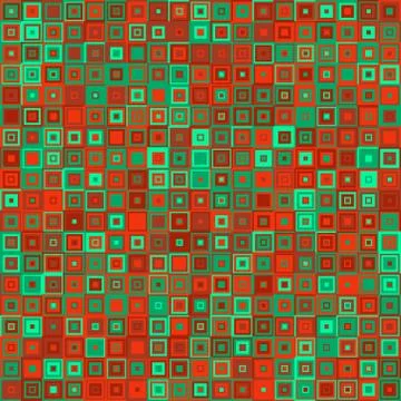 Seamless square mosaic pattern - vector illutration Illustrazione stock