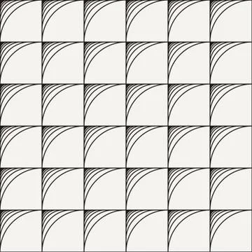 Seamless square pattern. Abstract stripes endless background イラスト素材