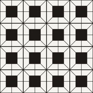 Seamless square pattern. Abstract stripes endless background Stockillustratie