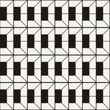 Seamless square pattern. Abstract stripes endless background Illustrazione stock