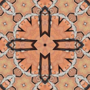 Seamless square pattern. Abstract texture background. イラスト素材