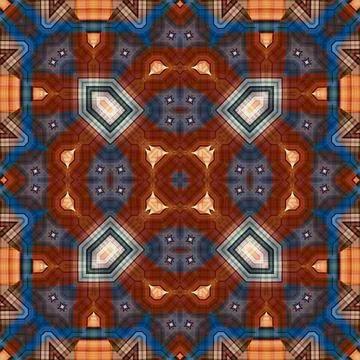 Seamless square pattern. abstract texture Stock Photos