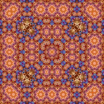 Seamless square pattern. abstract texture Stock Photos