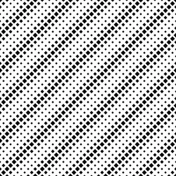 Seamless square pattern background - monochrome vector graphic design Illustrazione stock