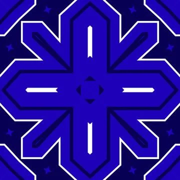 Seamless square pattern blue and white. Frost texture pattern. Merry Christ.. Illustrazione stock