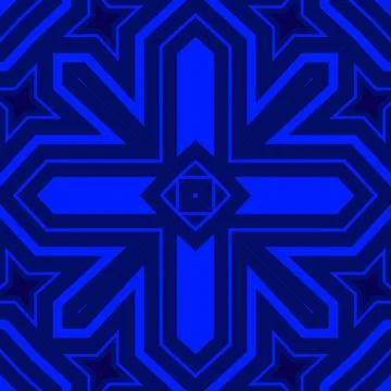 Seamless square pattern blue and white. Frost texture pattern. Merry Christ.. イラスト素材