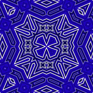 Seamless square pattern blue and white. Frost texture pattern. Merry Christ.. Illustrazione stock