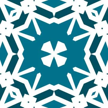 Seamless square pattern blue and white. Frost texture pattern. Merry Christ.. Stock Illustration