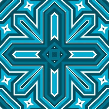 Seamless square pattern blue and white. Frost texture pattern. Merry Christ.. Stockillustratie
