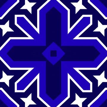 Seamless square pattern blue and white. Frost texture pattern. Merry Christ.. Stock Illustration