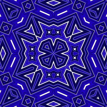 Seamless square pattern blue and white. Frost texture pattern. Merry Christ.. Illustrazione stock