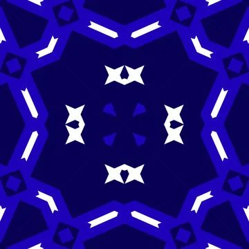 Seamless square pattern blue and white. Frost texture pattern. Merry Christ.. Stock Illustration